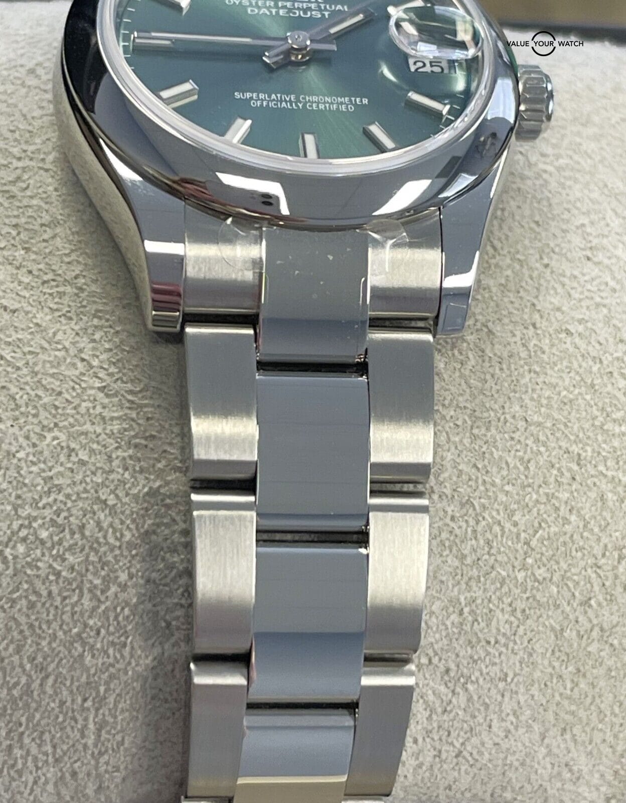 2024 Rolex Datejust 31 278240 Mint Green Stainless Steel BOXES/PAPERS! - Image 6