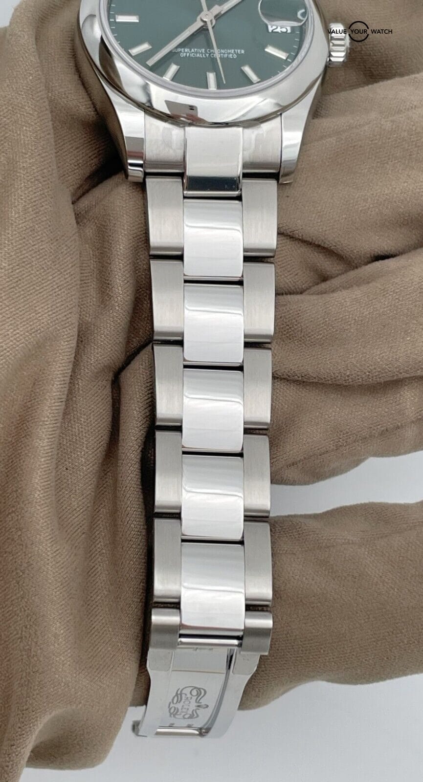 2024 Rolex Datejust 31 278240 Mint Green Stainless Steel BOXES/PAPERS! - Image 9