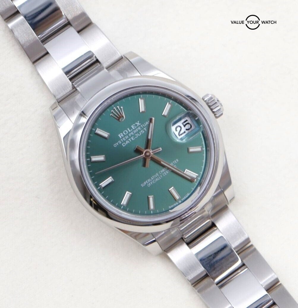 2024 Rolex Datejust 31 278240 Mint Green Stainless Steel BOXES/PAPERS! - Image 14