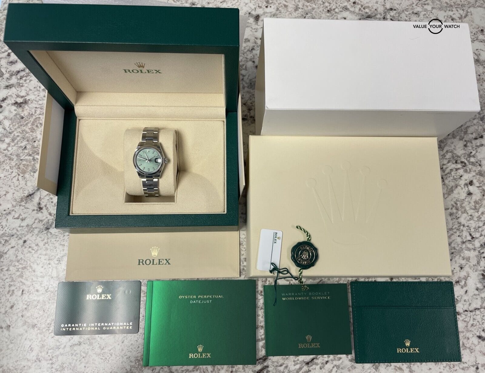 2024 Rolex Datejust 31 278240 Mint Green Stainless Steel BOXES/PAPERS! - Image 15
