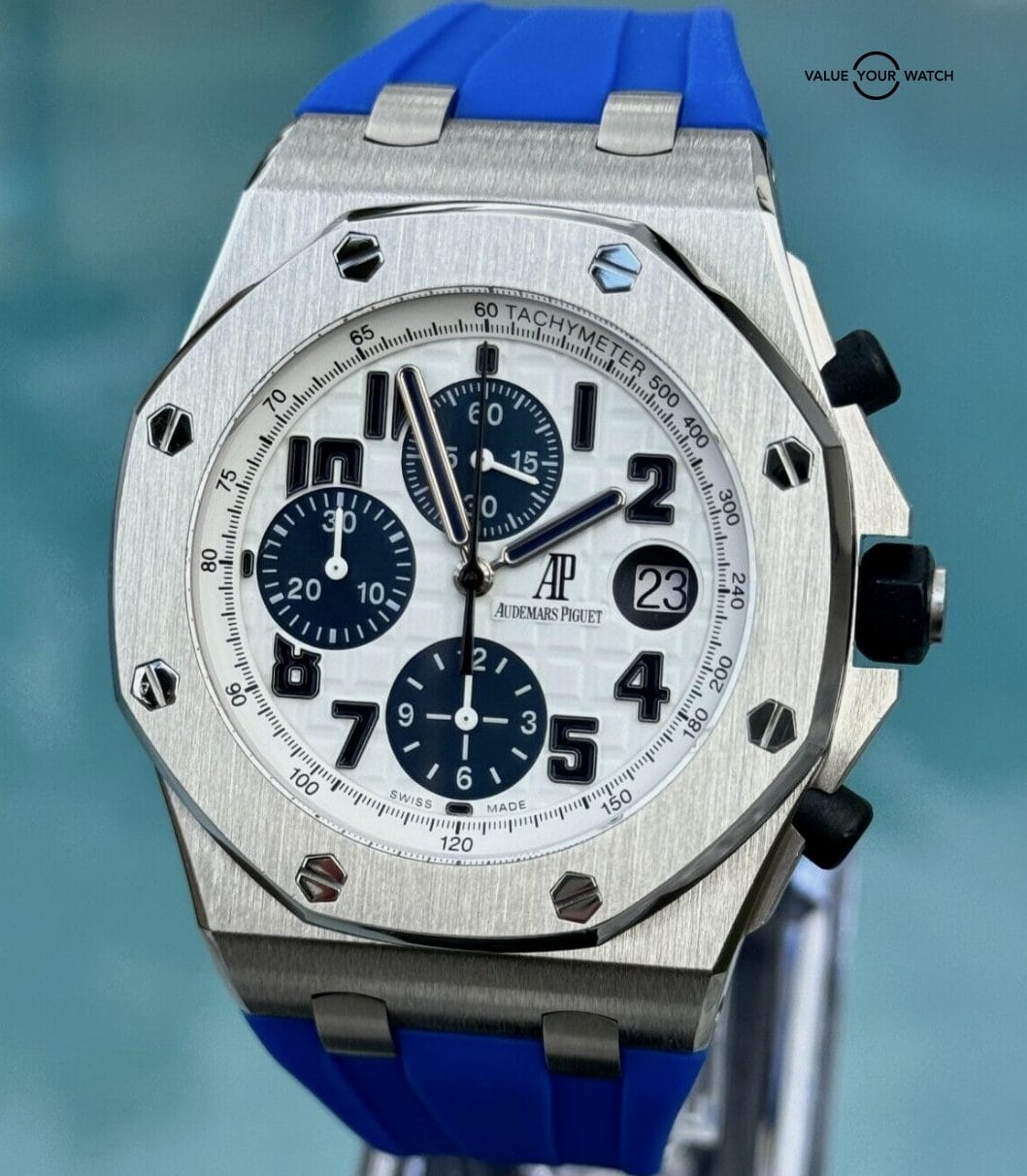 Audemars Piguet Royal Oak Offshore Navy - FULL SET, Two Straps & Fresh Service - Image 2