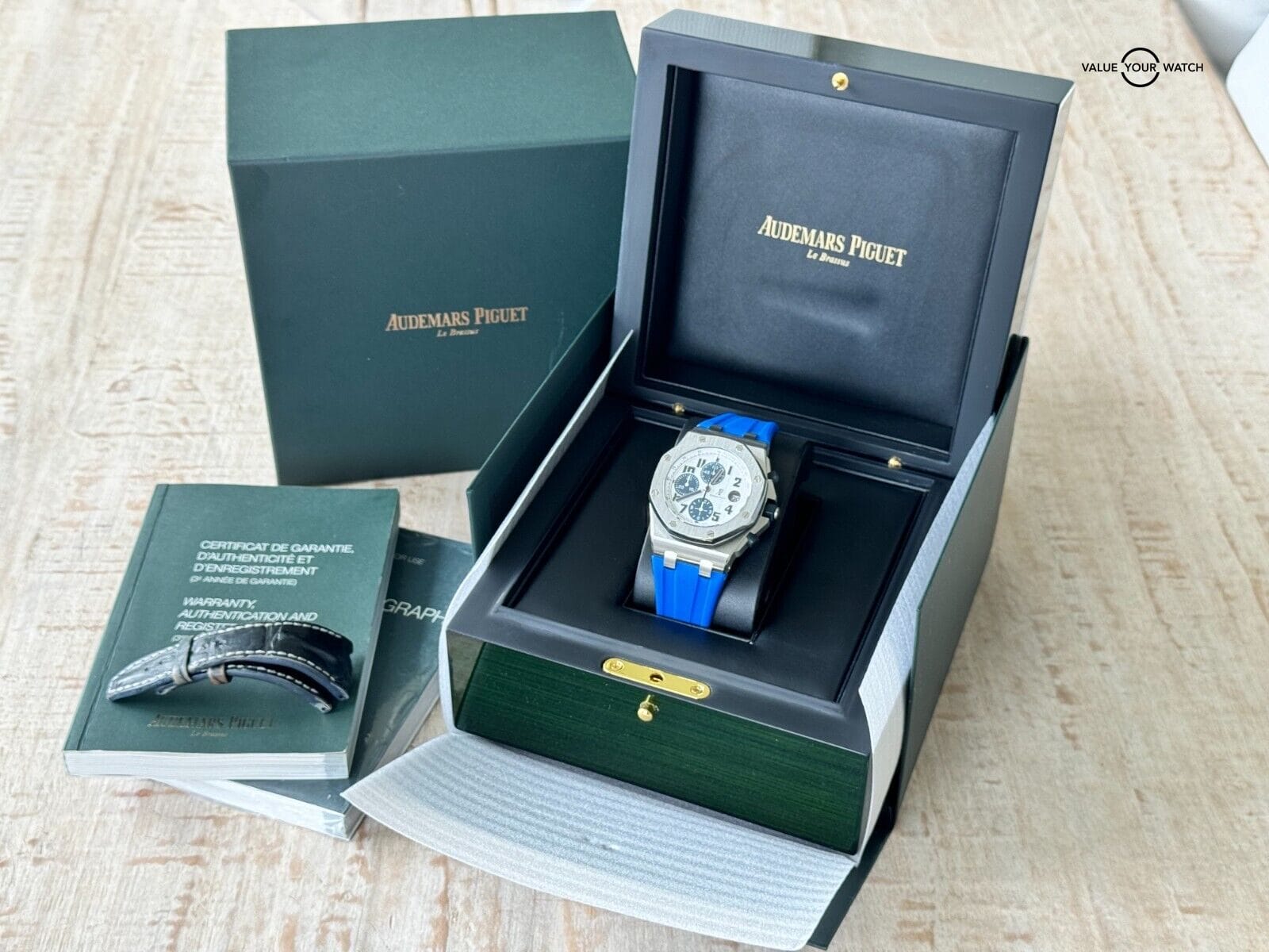 Audemars Piguet Royal Oak Offshore Navy - FULL SET, Two Straps & Fresh Service - Image 6