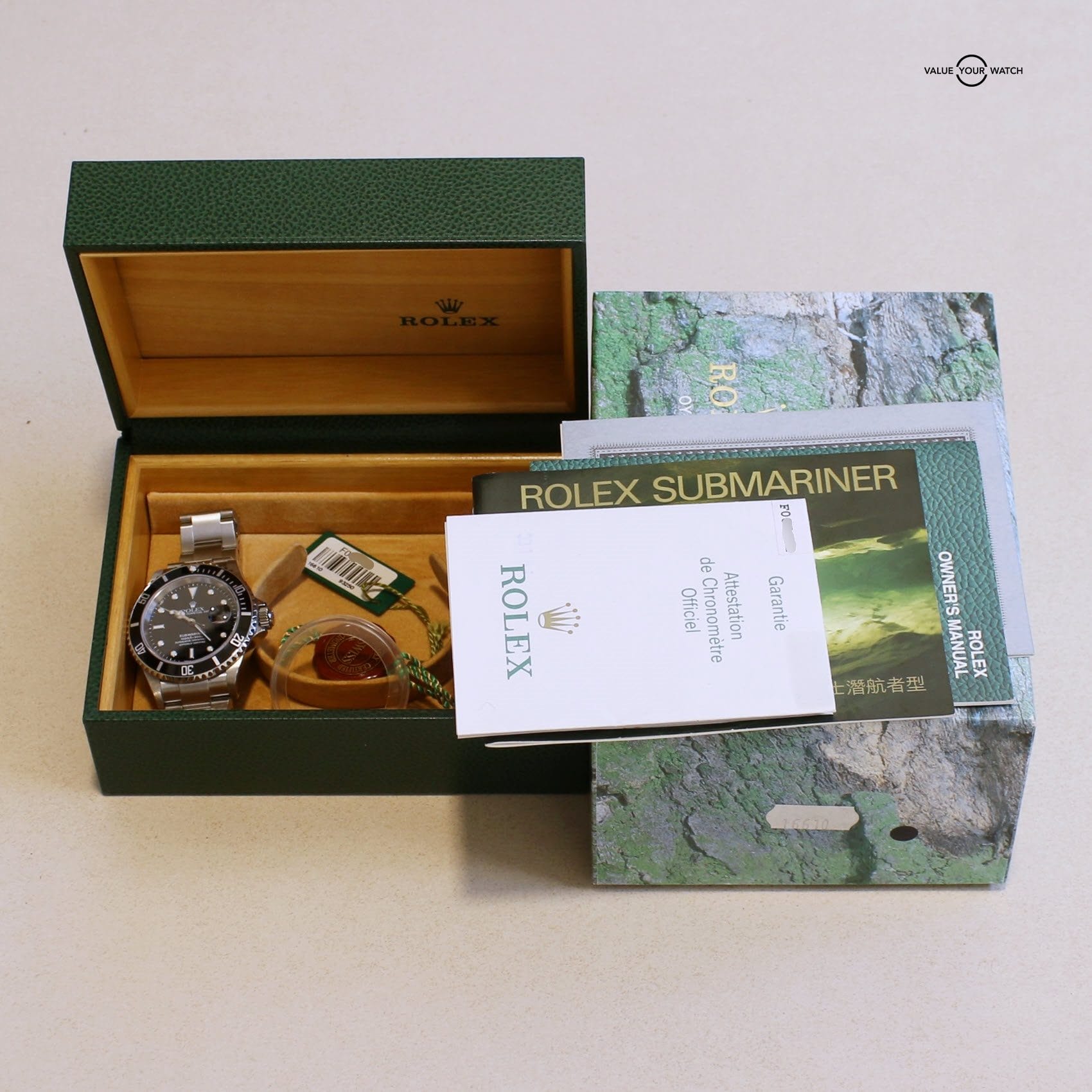 Rolex Submariner Date Full Box & Papers Steel Black dial 2003 Intl