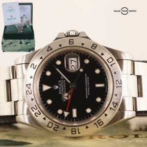Rolex Explorer II 1993 Box & Papers 16570 Black GMT Intl' Ship