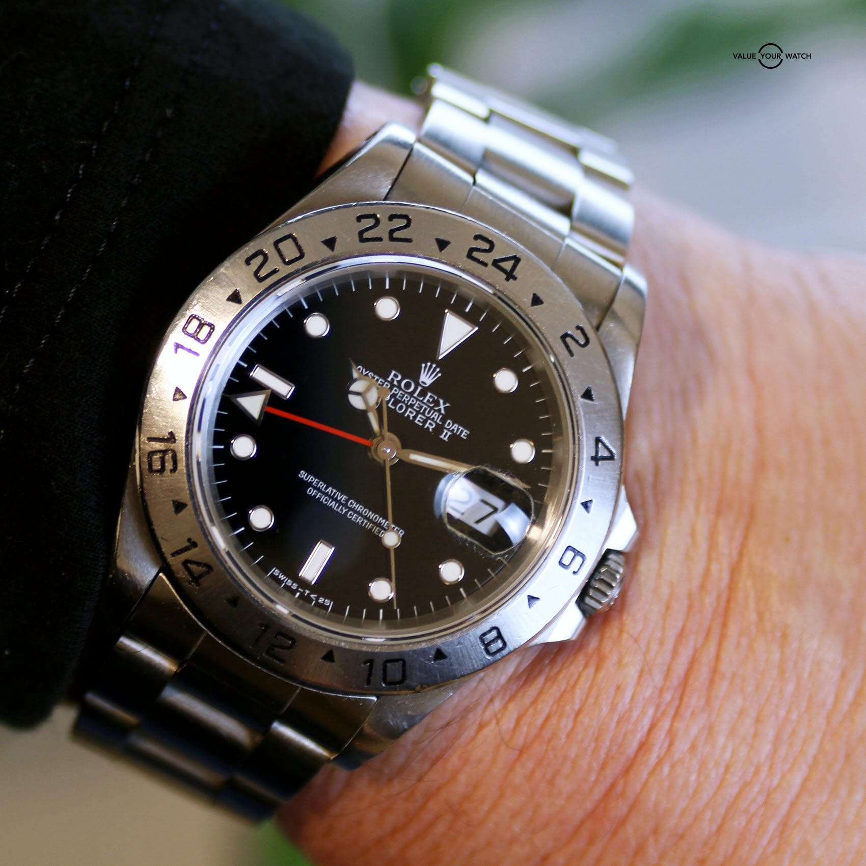 Rolex Explorer II 1993 Box & Papers 16570 Black GMT Intl' Ship - Image 3