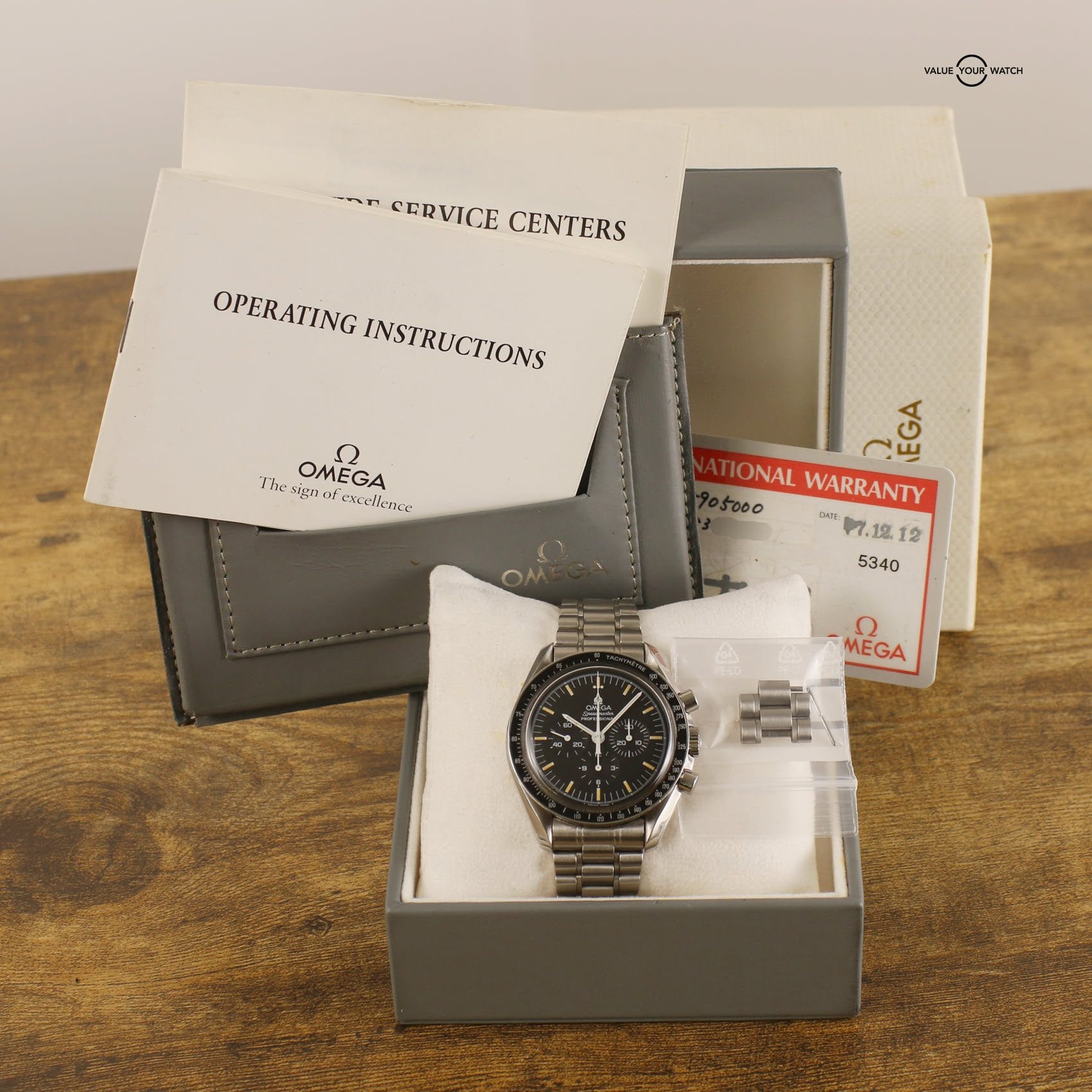 Omega Speedmaster Professional 3590.50 Moonwatch Box Papers 1997 145.022 SN33 - Image 4