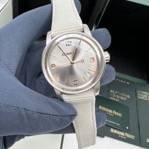 Cheapest Calibre 4302 Box Papers 18k White and Rose Gold Code 11.59 15210CR