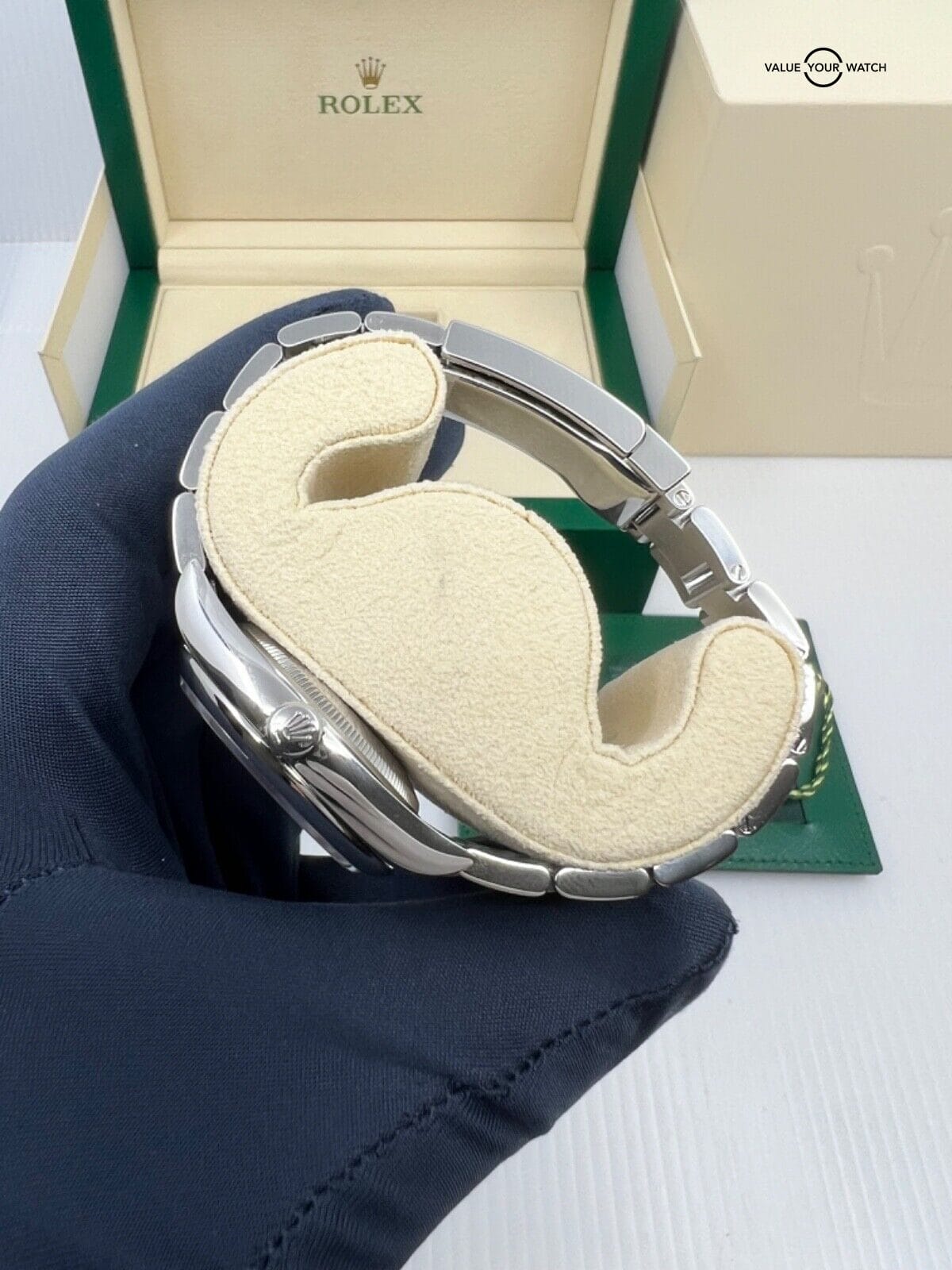 MINT Box Papers Rolex Oyster Perpetual 126000 Turquoise Tiffany 36mm Steel Watch - Image 5