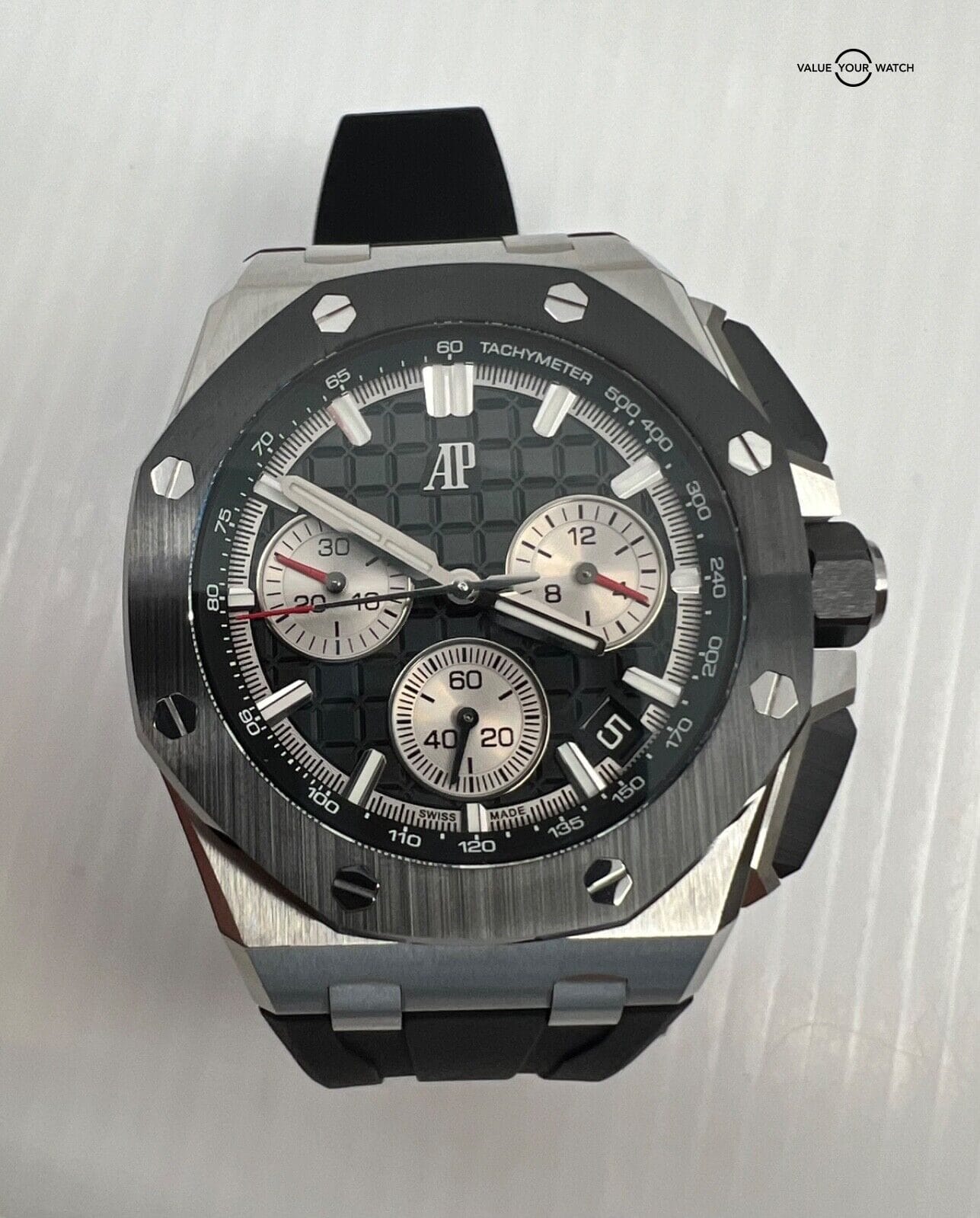 2023 Box Papers 43mm Ceramic Bezel Offshore Flyback Chronograph Preowned - Image 7