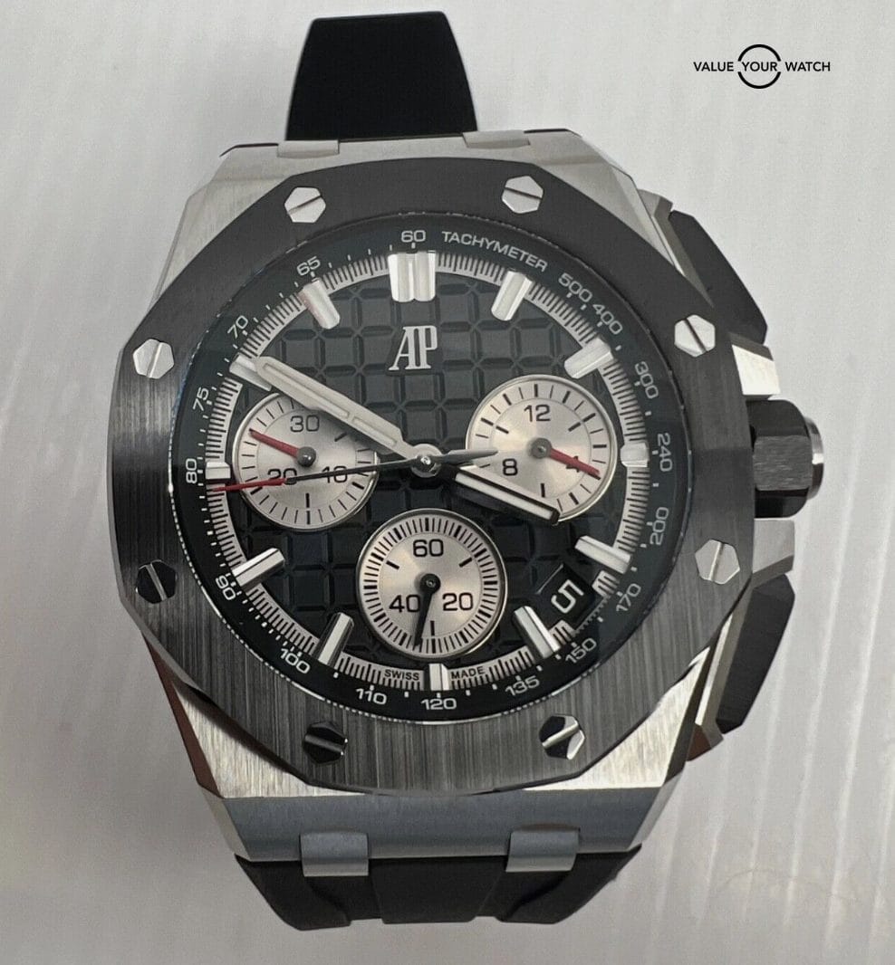 2023 Box Papers 43mm Ceramic Bezel Offshore Flyback Chronograph Preowned