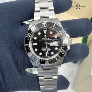 Rolex 2018 Box Papers 126600 Red Letter Text Seadweller Unpolished