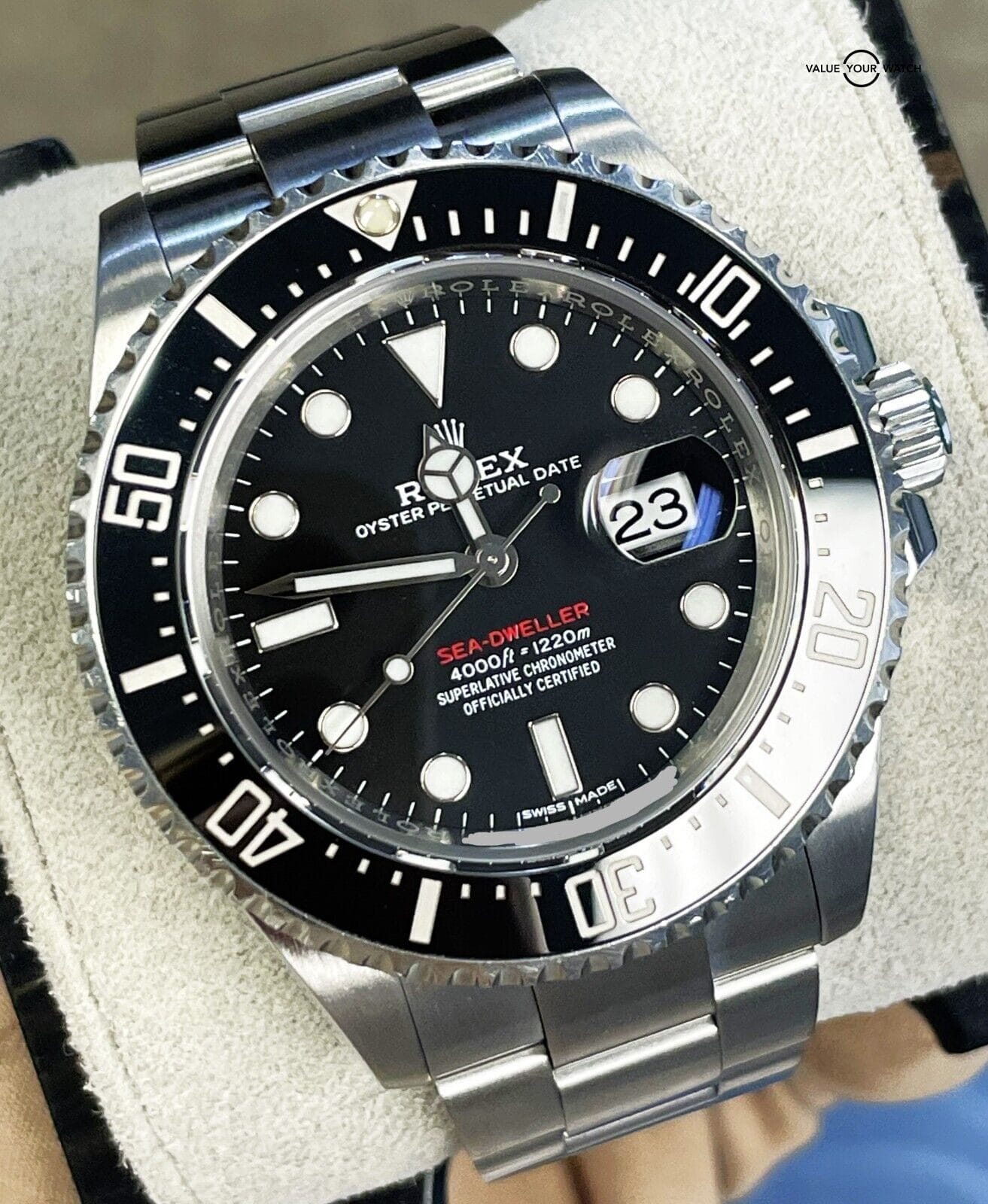 2017 Rolex Sea-Dweller Red 50th Anniversary 126600 Mark 1 Dial BOXES/PAPERS! - Image 5