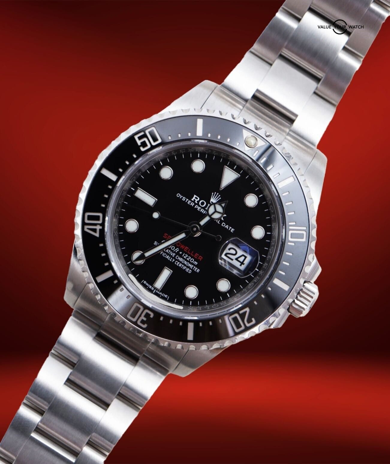 2017 Rolex Sea-Dweller Red 50th Anniversary 126600 Mark 1 Dial BOXES/PAPERS! - Image 4