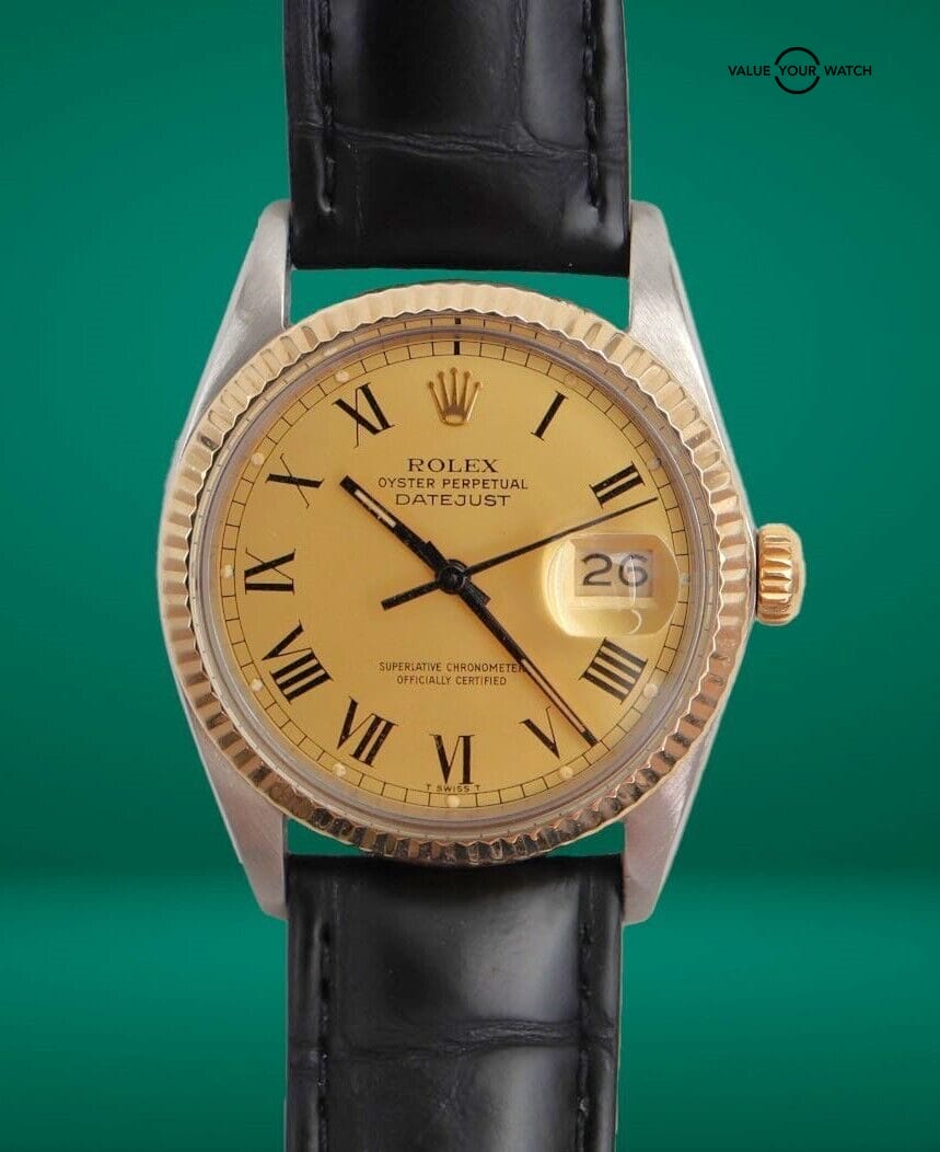 Rolex Datejust 16013 BUCKLEY CHAMPAGNE DIAL 36mm!