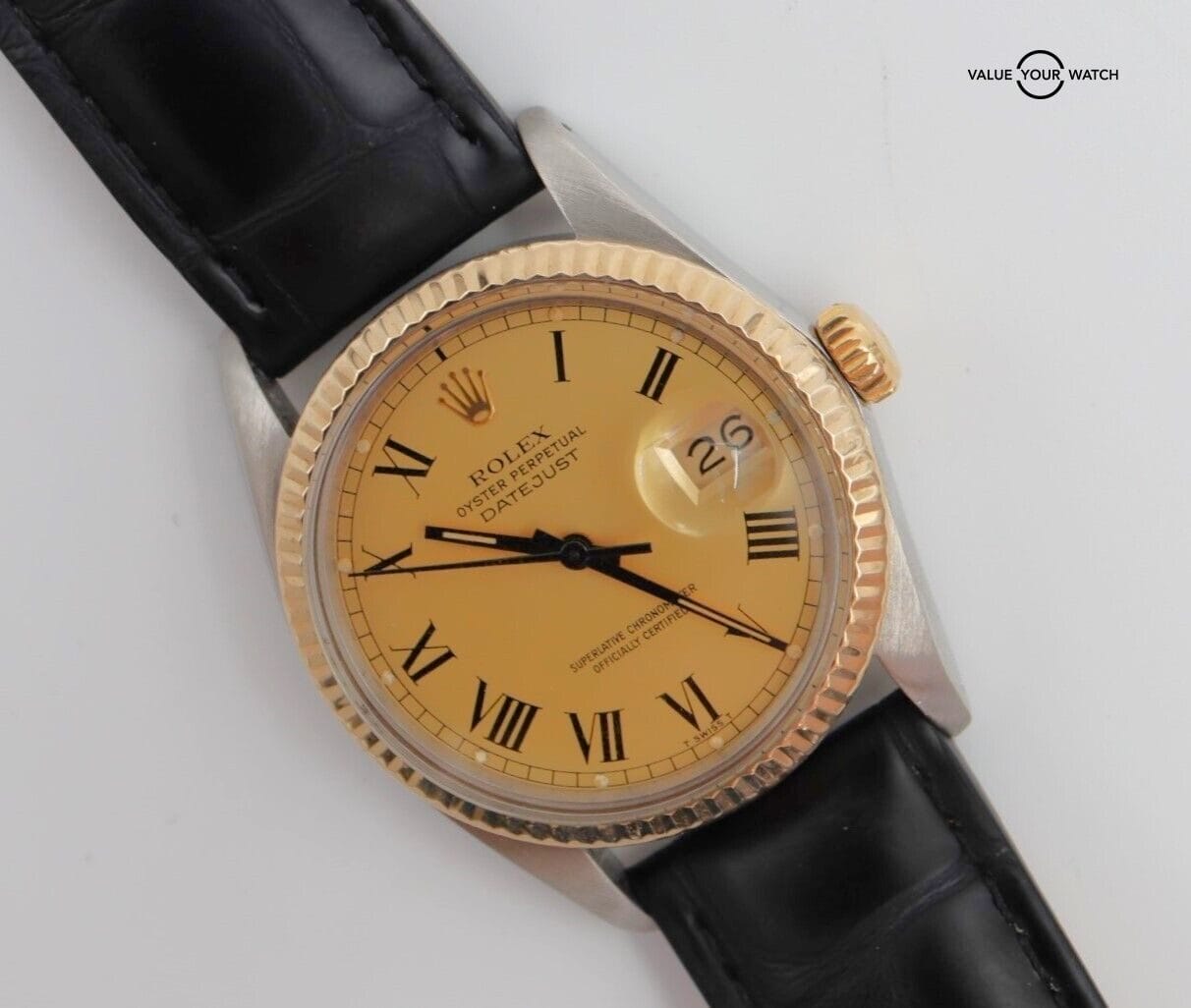 Rolex Datejust 16013 BUCKLEY CHAMPAGNE DIAL 36mm! - Image 12