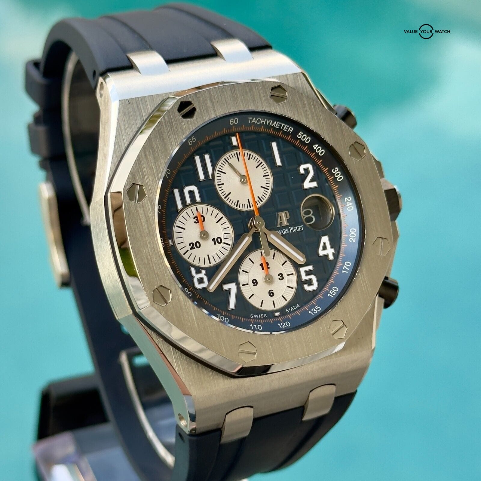 Audemars Piguet Royal Oak Offshore 42mm Gen 2 Navy Blue & Orange - Image 3