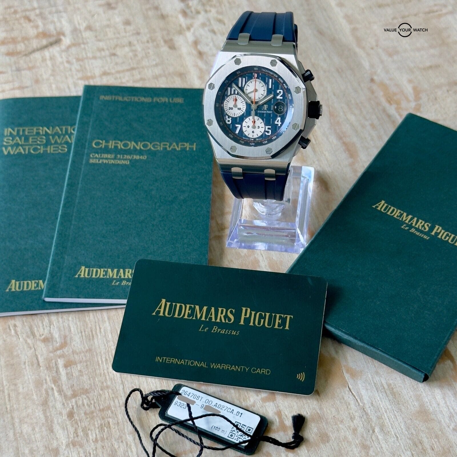 Audemars Piguet Royal Oak Offshore 42mm Gen 2 Navy Blue & Orange - Image 6