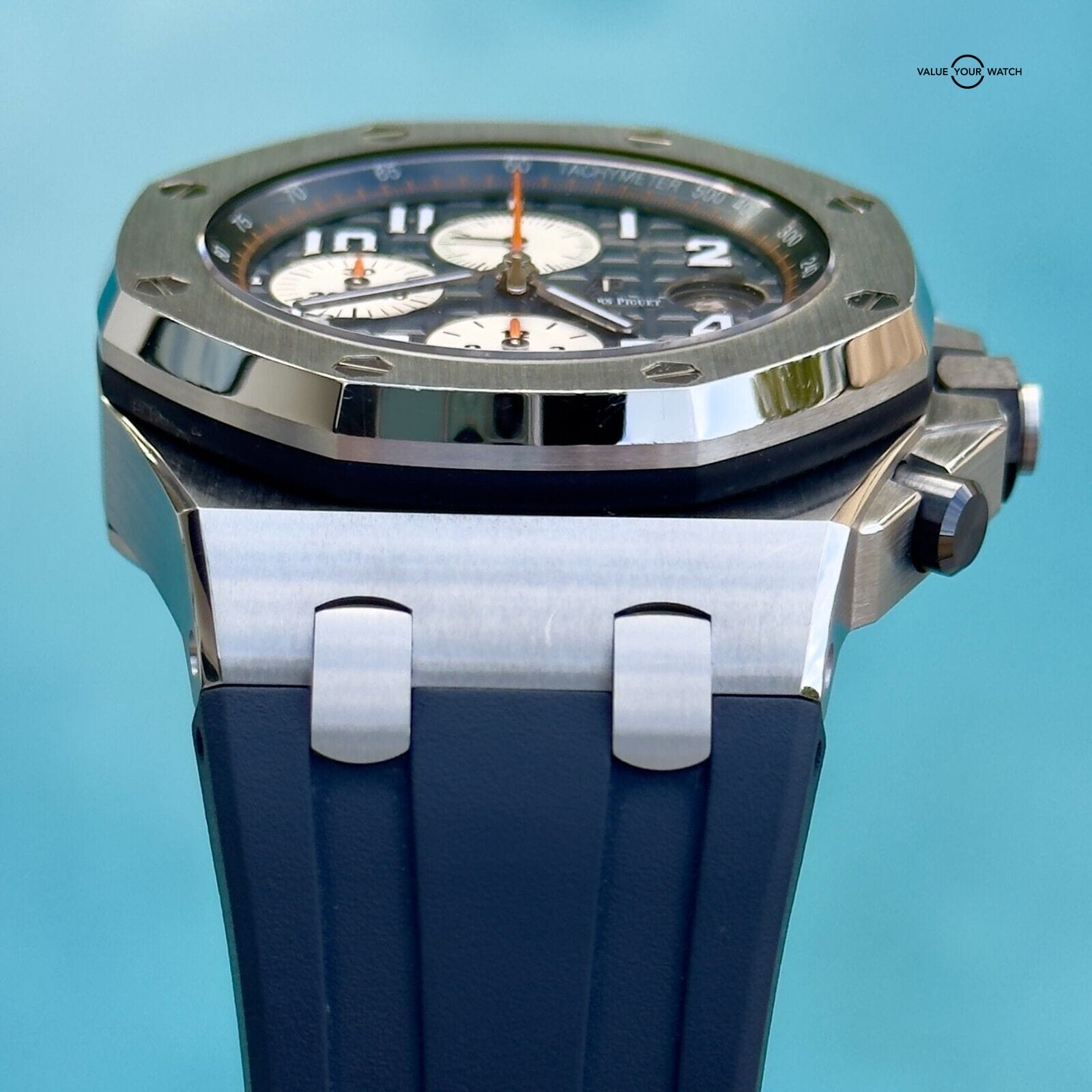 Audemars Piguet Royal Oak Offshore 42mm Gen 2 Navy Blue & Orange - Image 7