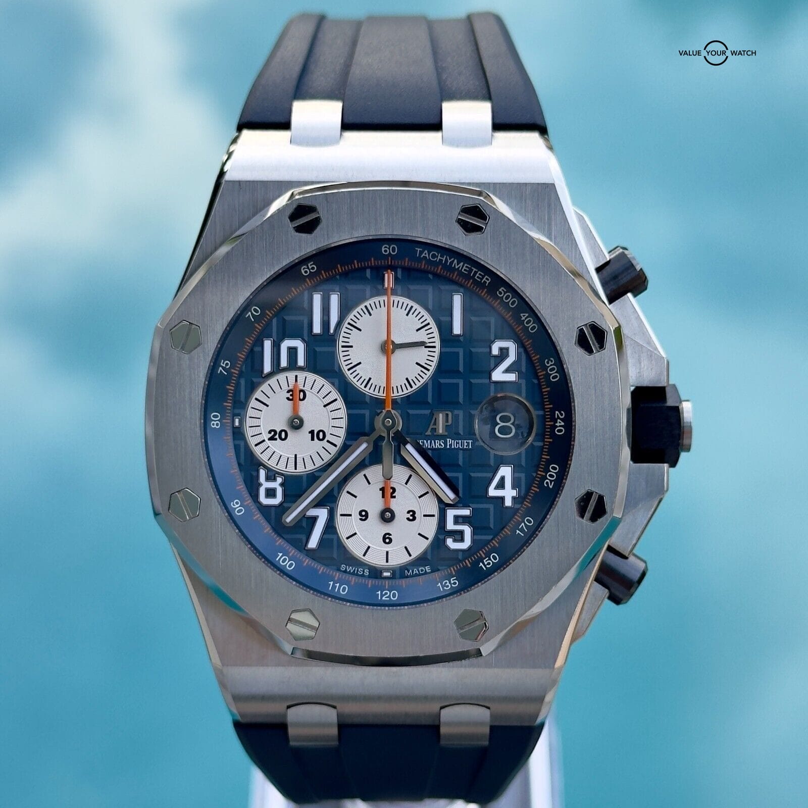 Audemars Piguet Royal Oak Offshore 42mm Gen 2 Navy Blue & Orange - Image 11