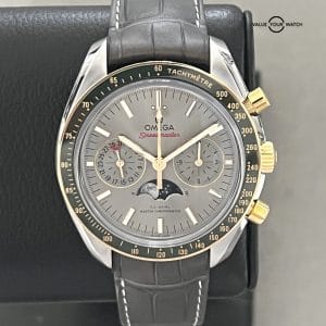 Omega Speedmaster Moonphase Gray Dial 44mm Men&#8217;s Watch | Complete Set