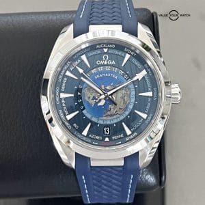 Omega Seamaster Aqua Terra GMT Worldtimer 43mm 220.12.43.22.03.001 (Full Set)