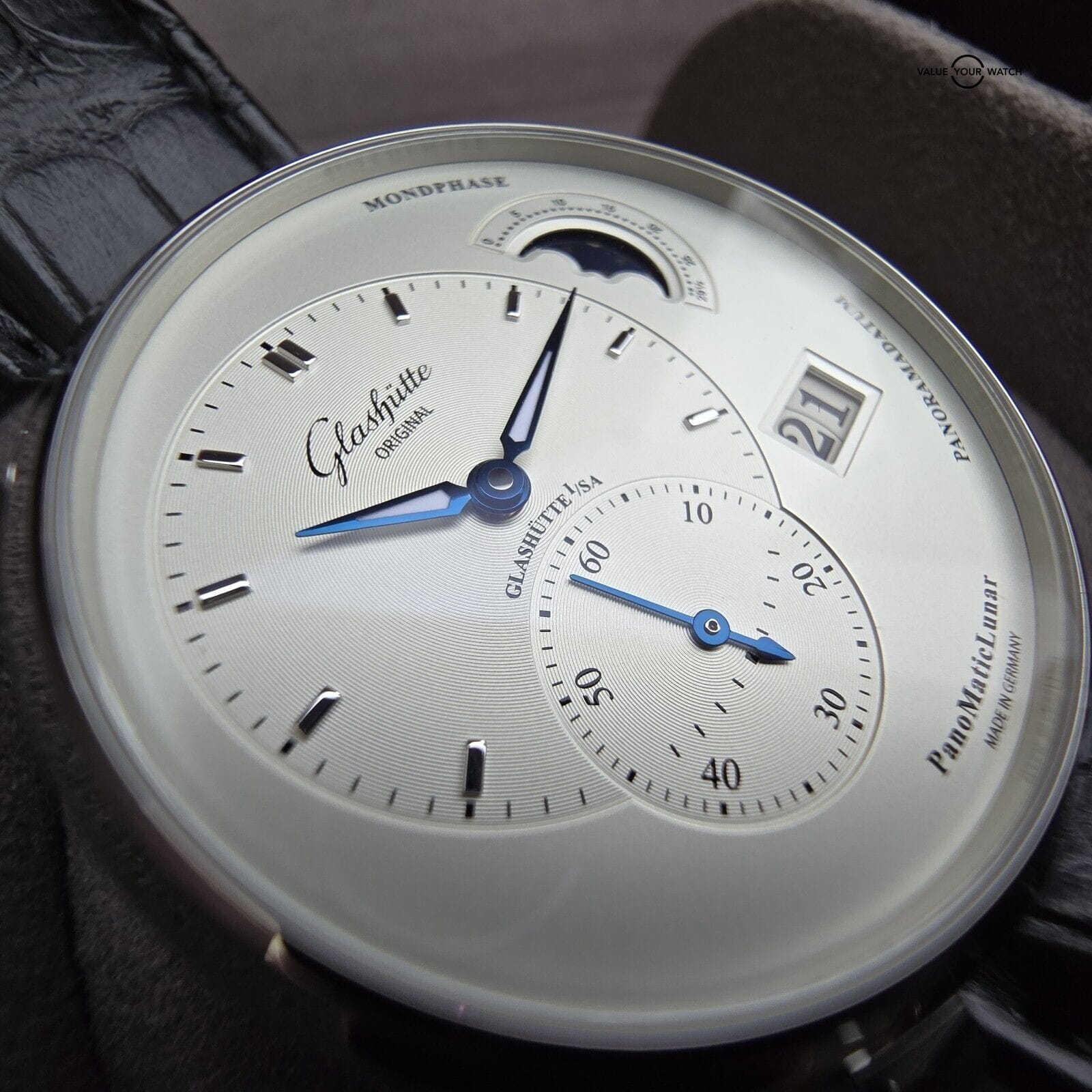 Glashütte Original PanoMaticLunar Moonphase Steel, 40mm Full Set! 2021 - Image 5