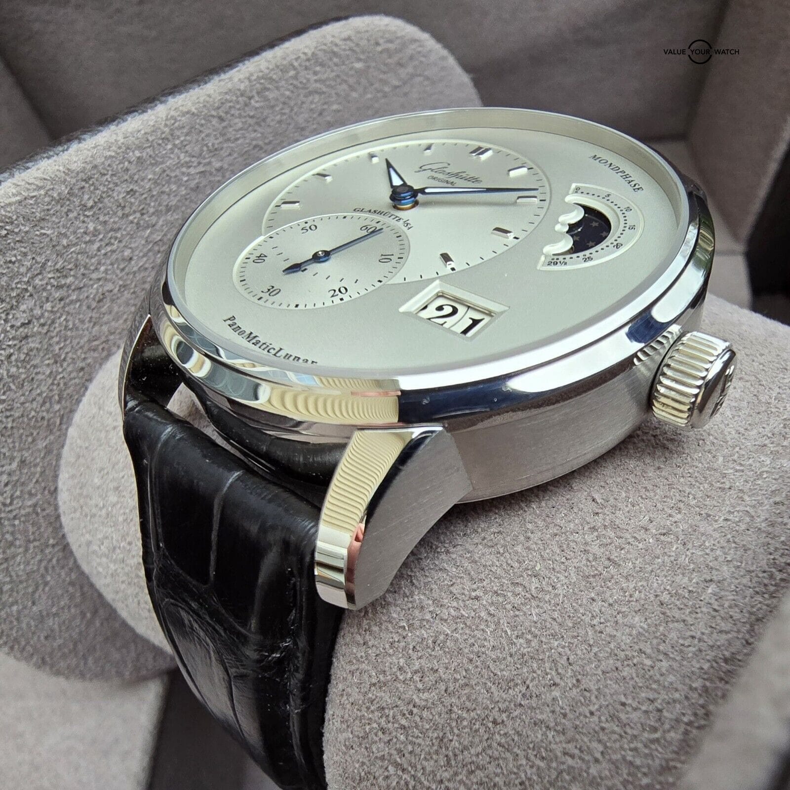 Glashütte Original PanoMaticLunar Moonphase Steel, 40mm Full Set! 2021 - Image 12