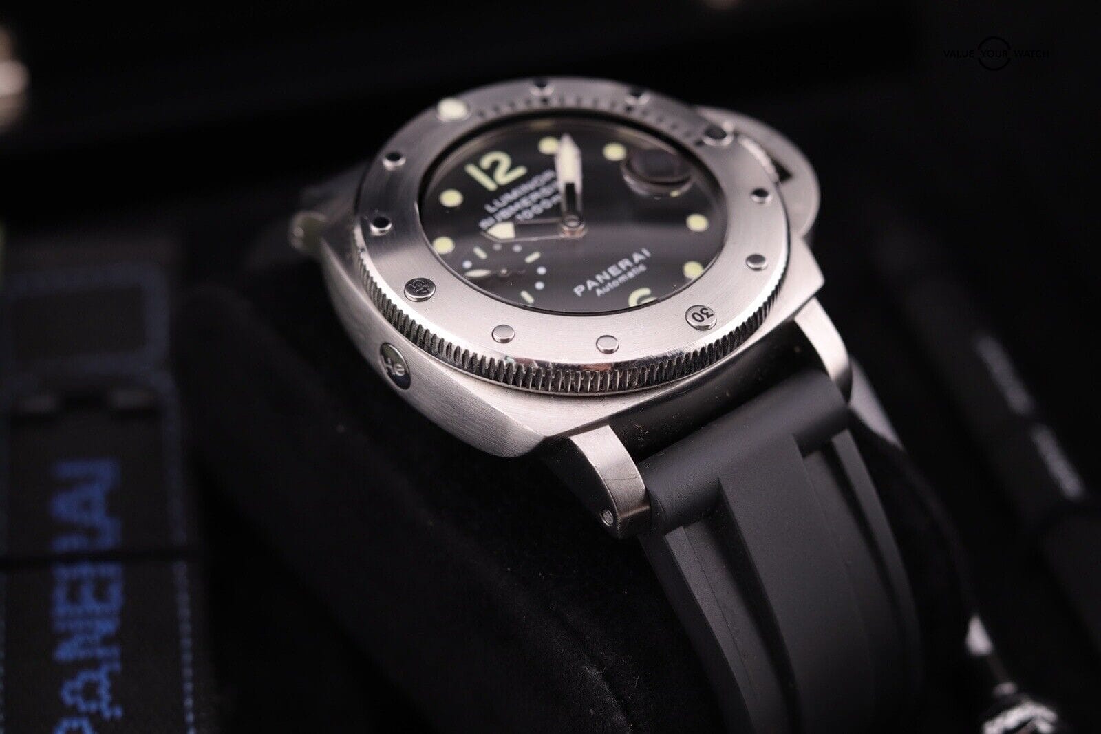 Panerai Luminor Submersible 1000m Men's Black Watch - PAM00243 - Complete Set - Image 8