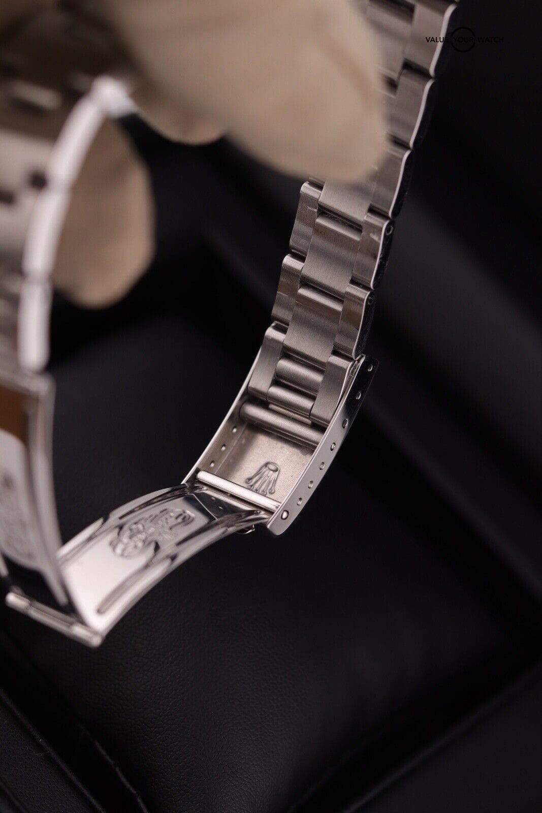 Rolex Air-King 14000m Oyster Bracelet with Black Dial — Watch + Box - Image 5