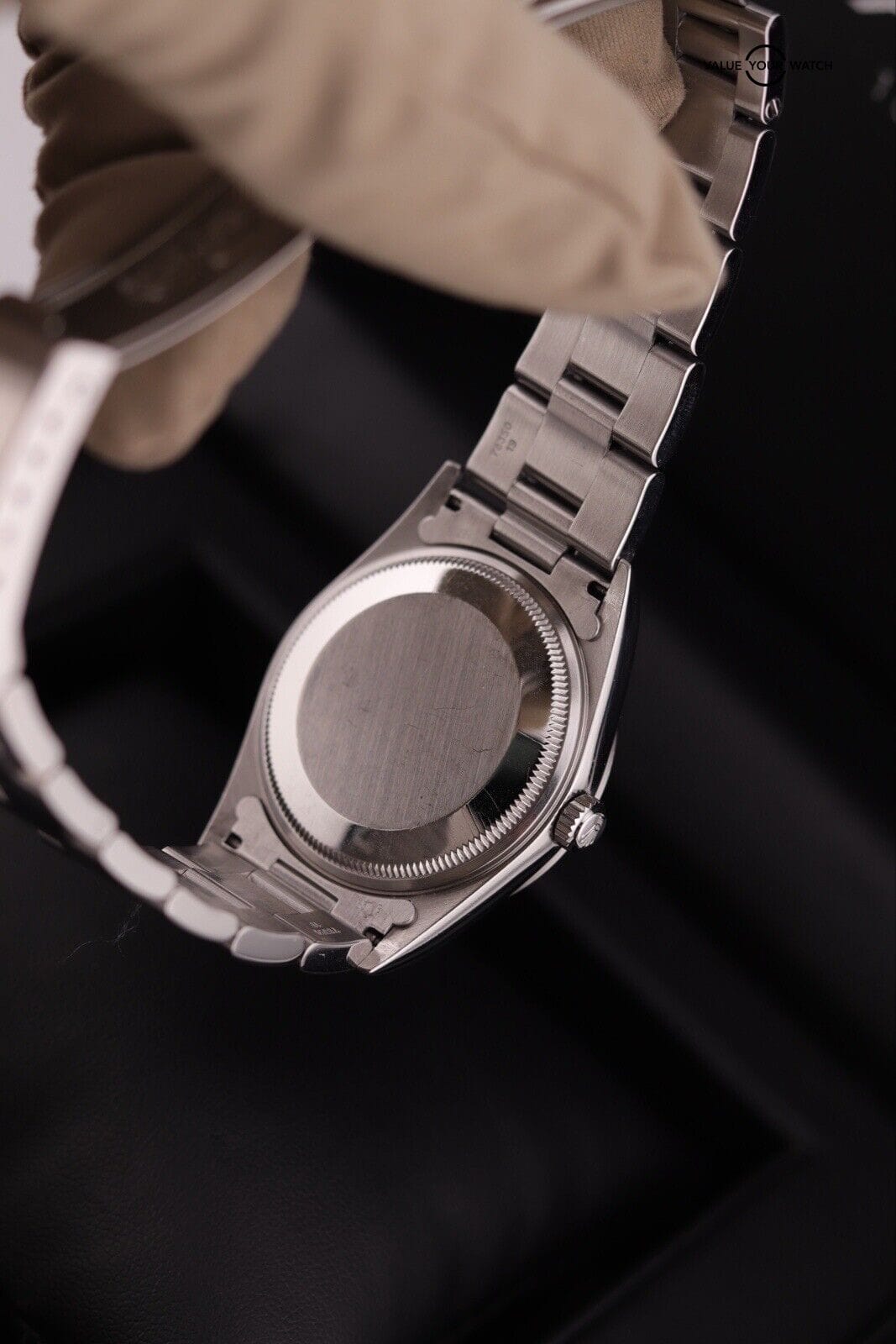 Rolex Air-King 14000m Oyster Bracelet with Black Dial — Watch + Box - Image 7