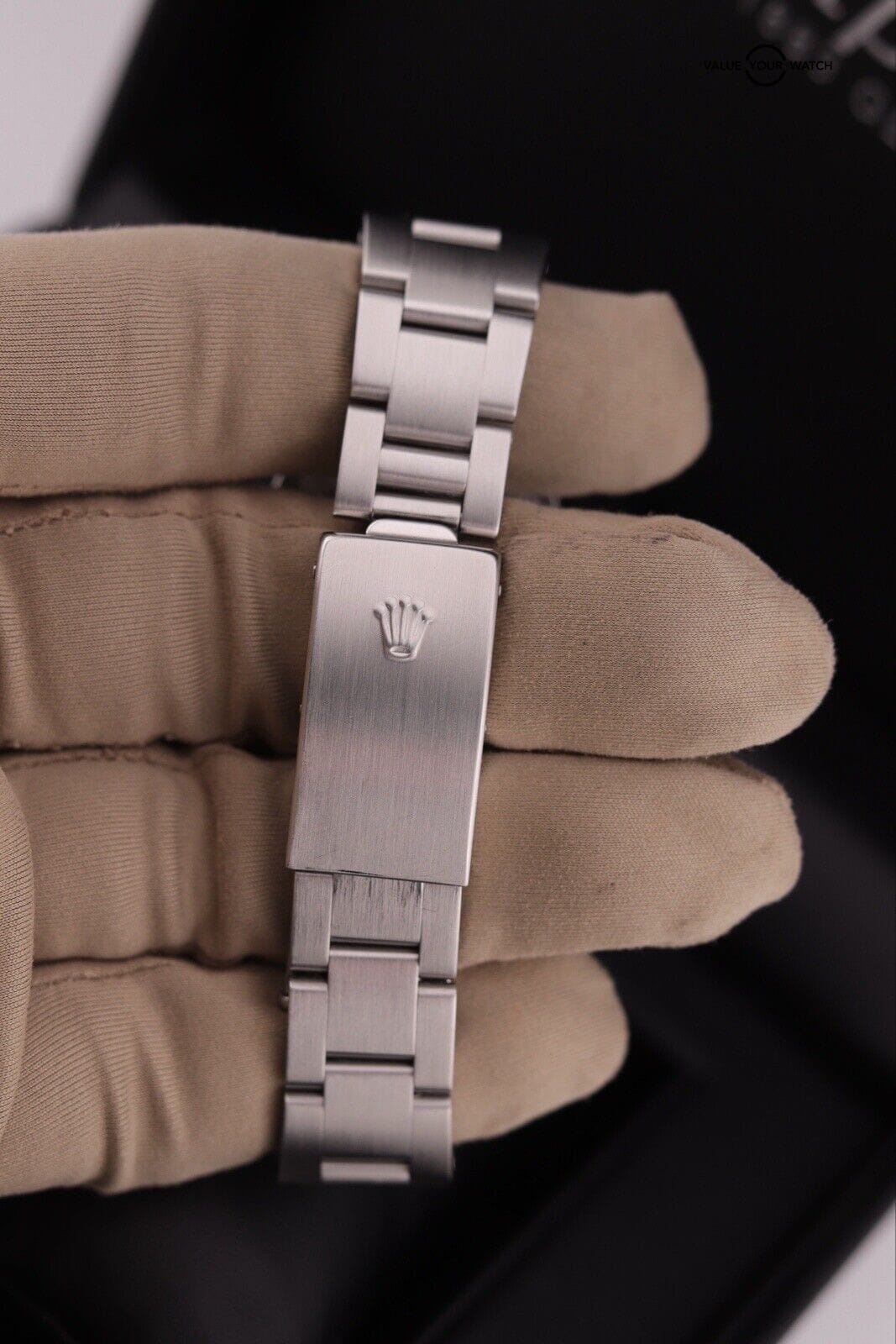 Rolex Air-King 14000m Oyster Bracelet with Black Dial — Watch + Box - Image 11