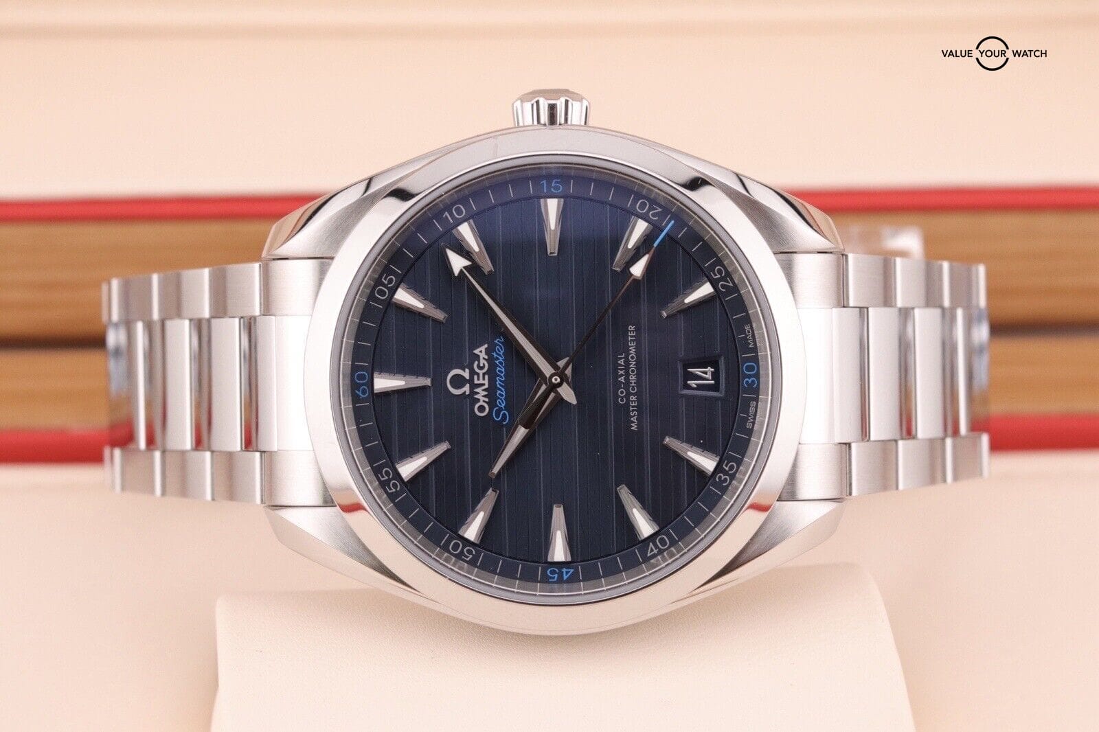 OMEGA Seamaster Aqua Terra Blue Men's Watch - 220.10.41.21.03.001