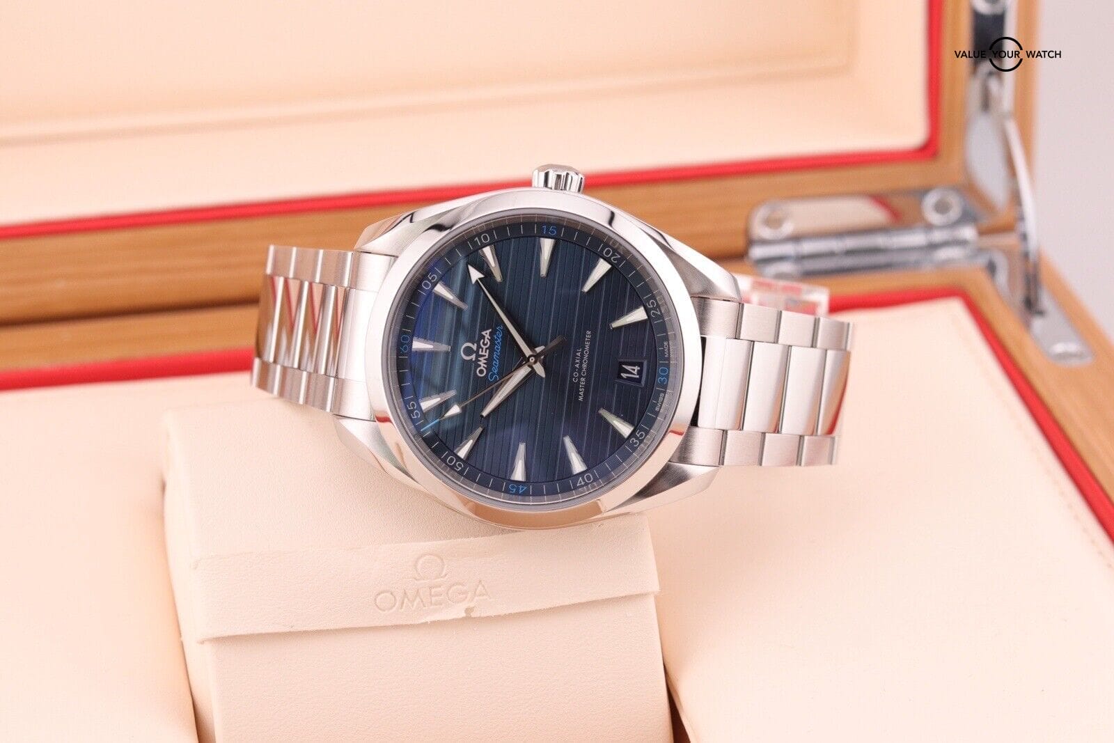 OMEGA Seamaster Aqua Terra Blue Men's Watch - 220.10.41.21.03.001 - Image 3