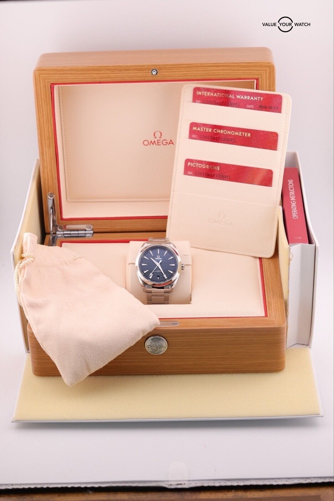 OMEGA Seamaster Aqua Terra Blue Men's Watch - 220.10.41.21.03.001 - Image 7