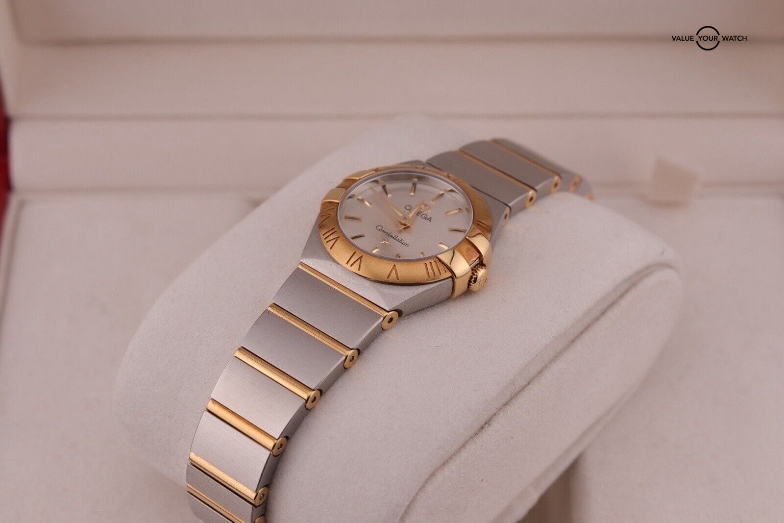 Pre-Owned Omega Constellation Quartz Steel and Rose Gold 24mm 123.20.24.60.02.00 - Image 4