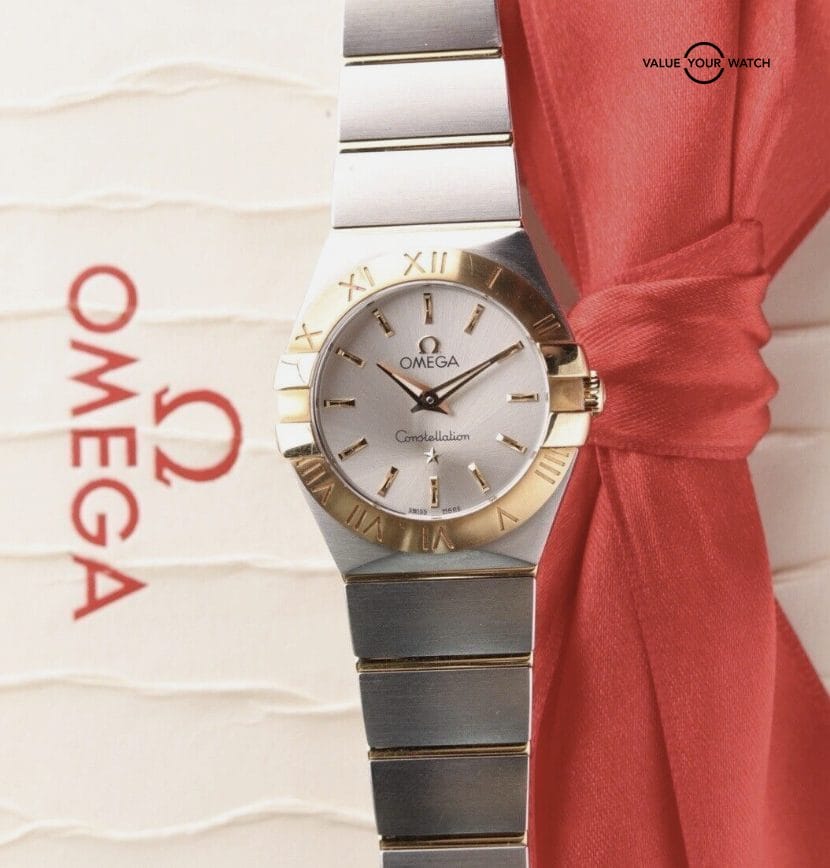 Pre-Owned Omega Constellation Quartz Steel and Rose Gold 24mm 123.20.24.60.02.00 - Image 6