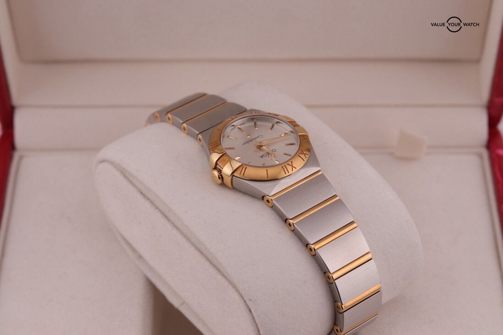 Pre-Owned Omega Constellation Quartz Steel and Rose Gold 24mm 123.20.24.60.02.00 - Image 7