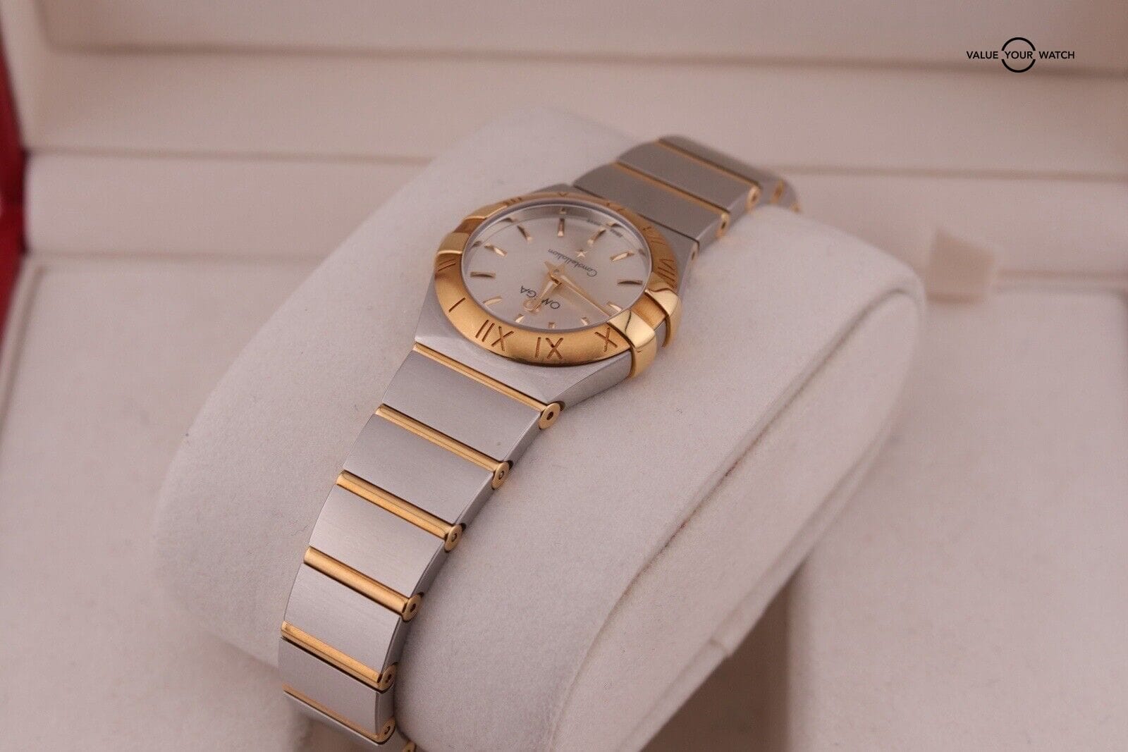 Pre-Owned Omega Constellation Quartz Steel and Rose Gold 24mm 123.20.24.60.02.00 - Image 8