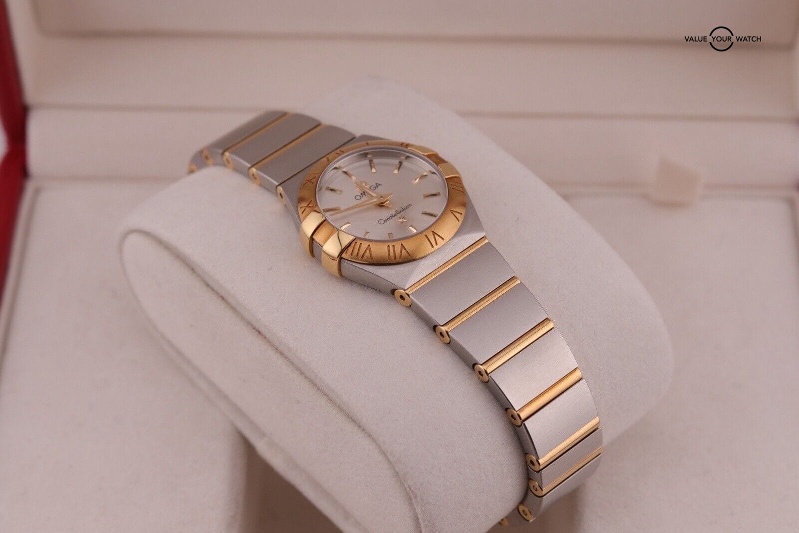 Pre-Owned Omega Constellation Quartz Steel and Rose Gold 24mm 123.20.24.60.02.00 - Image 9