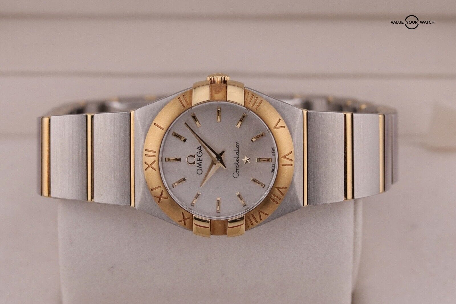 Pre-Owned Omega Constellation Quartz Steel and Rose Gold 24mm 123.20.24.60.02.00 - Image 13