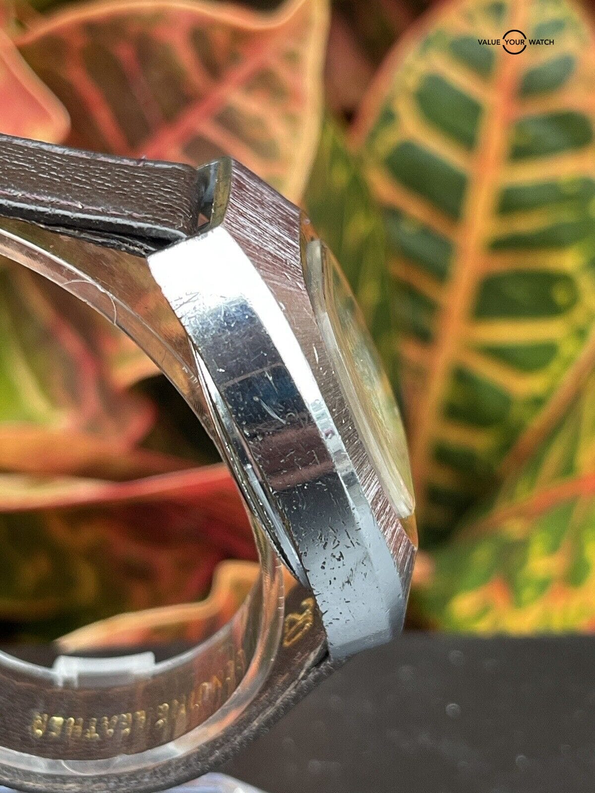 Vintage Sicura Signal Mechanical Alarm Watch Rare Brown Dial Runs Estate Sale - Image 10