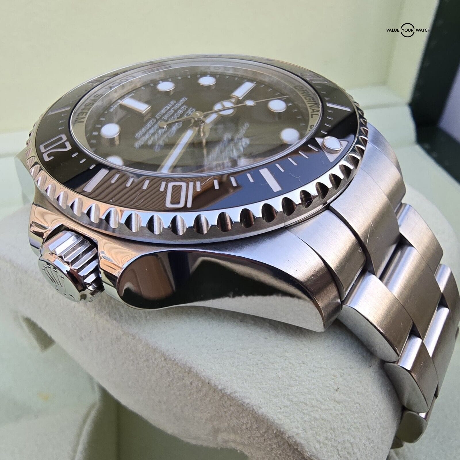 ブレスレット ORR Silver Bangle Bracelet Rolex Sea-Dweller 116660 Silver Oyster Bracelet with Black