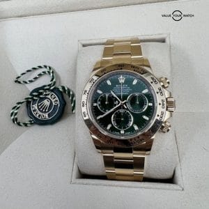 MINT 2020 Green Dial on Card Rolex Daytona 40mm 18K Yellow Gold “John Mayer”