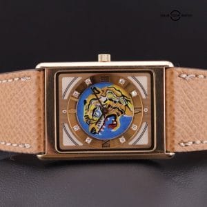 Concord Delirium 18kt Gold Limited Edition Enamel Diamond Year of Tiger Dial