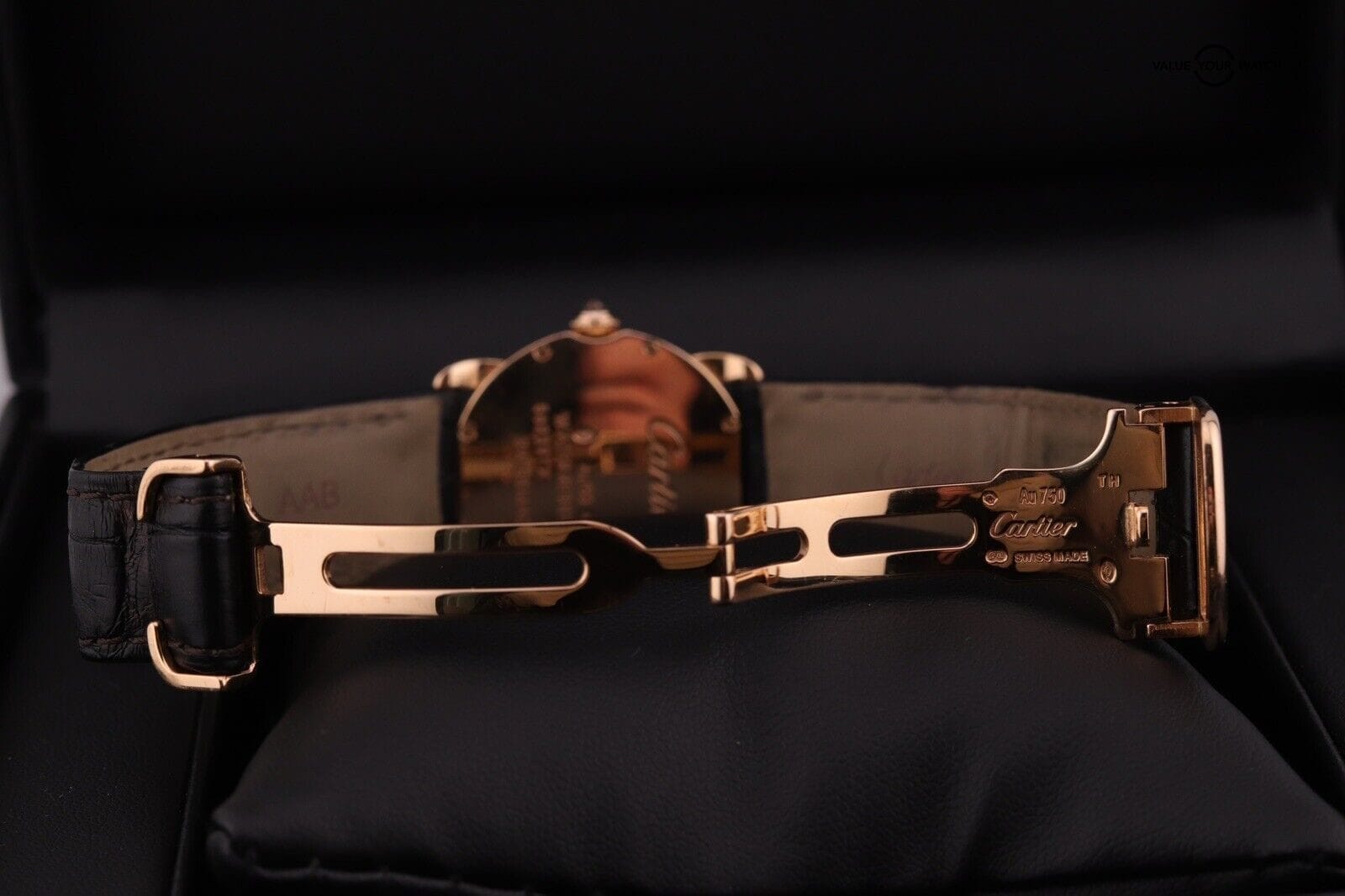 Cartier Ronde Louis 29mm 18K Rose Gold Cream Dial Diamond Ladies Watch WR000351 - Image 6