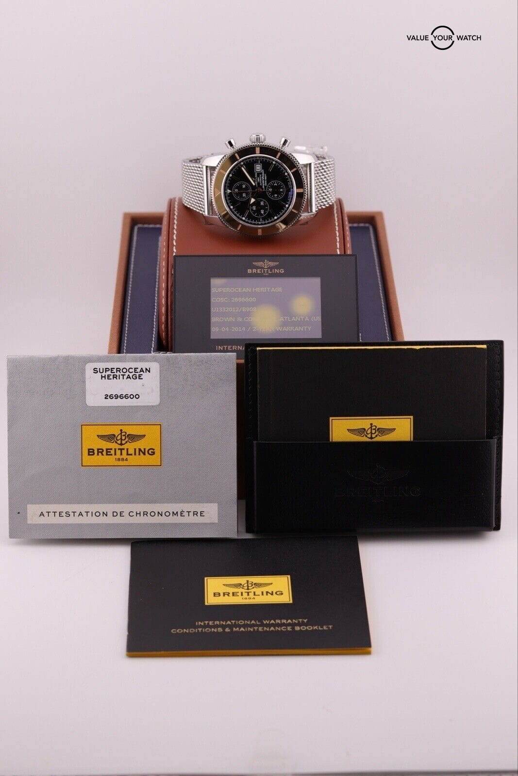 Breitling Superocean Heritage Chronograph | U1332012 | Gold Bezel | Complete - Image 2