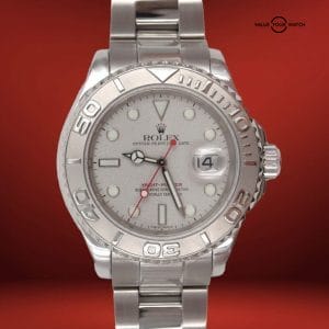 Rolex Yacht-Master 40mm 16622 Platinum Dial Stainless Steel BOXES/PAPERS!