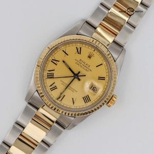 1982 Rolex Datejust 16013 BUCKLEY CHAMPAGNE DIAL 36mm!
