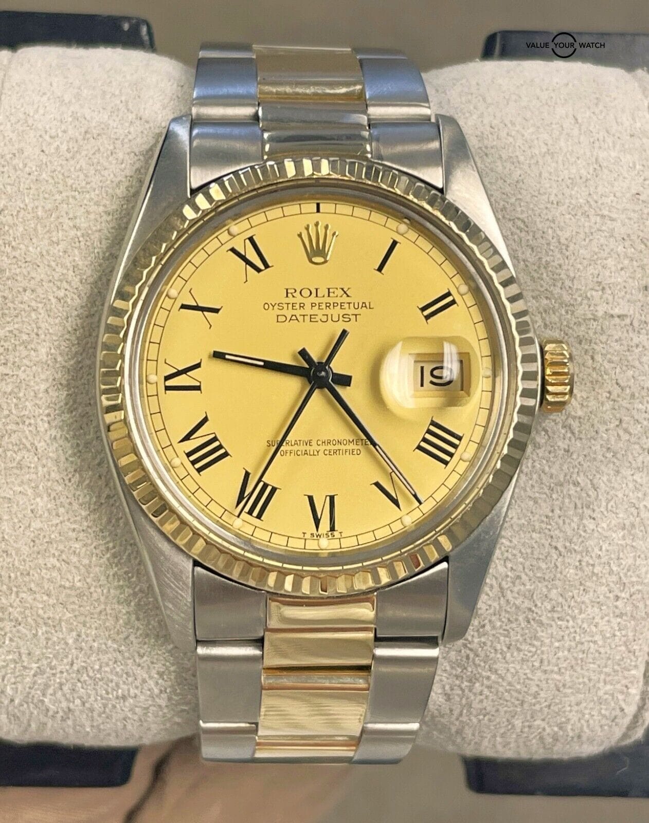 1982 Rolex Datejust 16013 BUCKLEY CHAMPAGNE DIAL 36mm! - Image 9