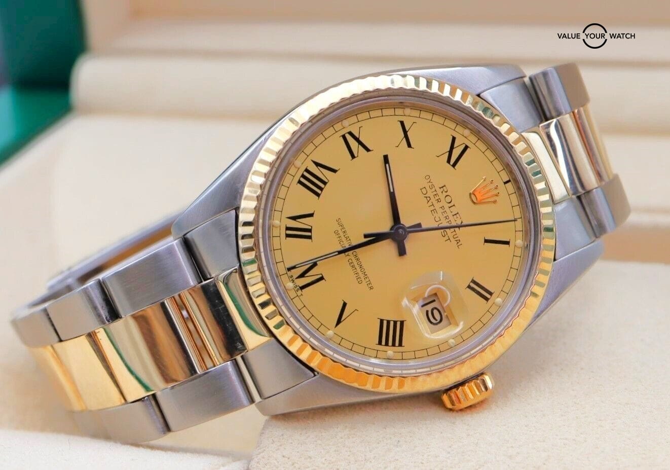 1982 Rolex Datejust 16013 BUCKLEY CHAMPAGNE DIAL 36mm! - Image 8